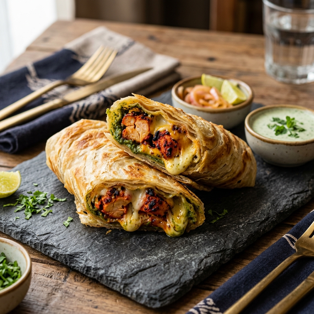 Chicken Cheese Garlic Roll