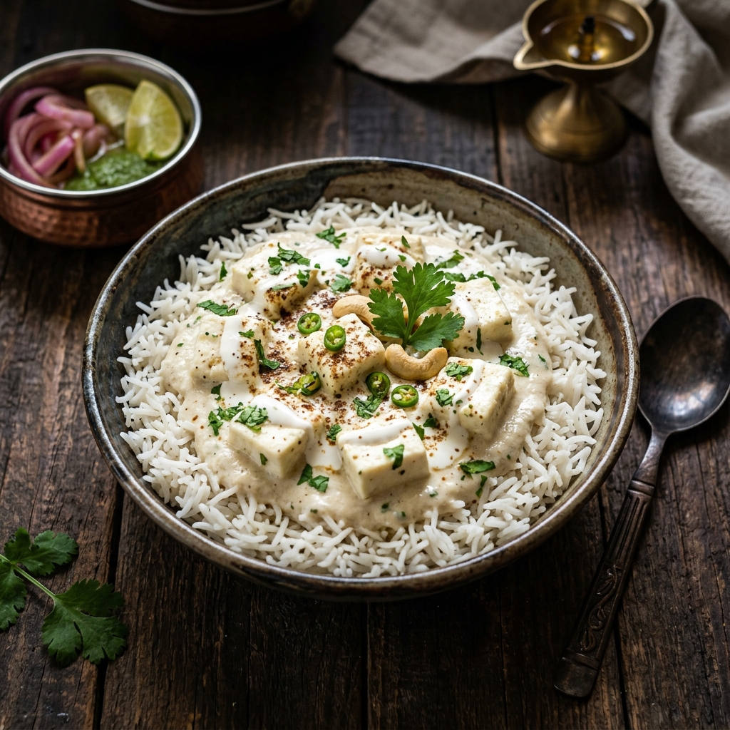 Malai Paneer Rice Bowl